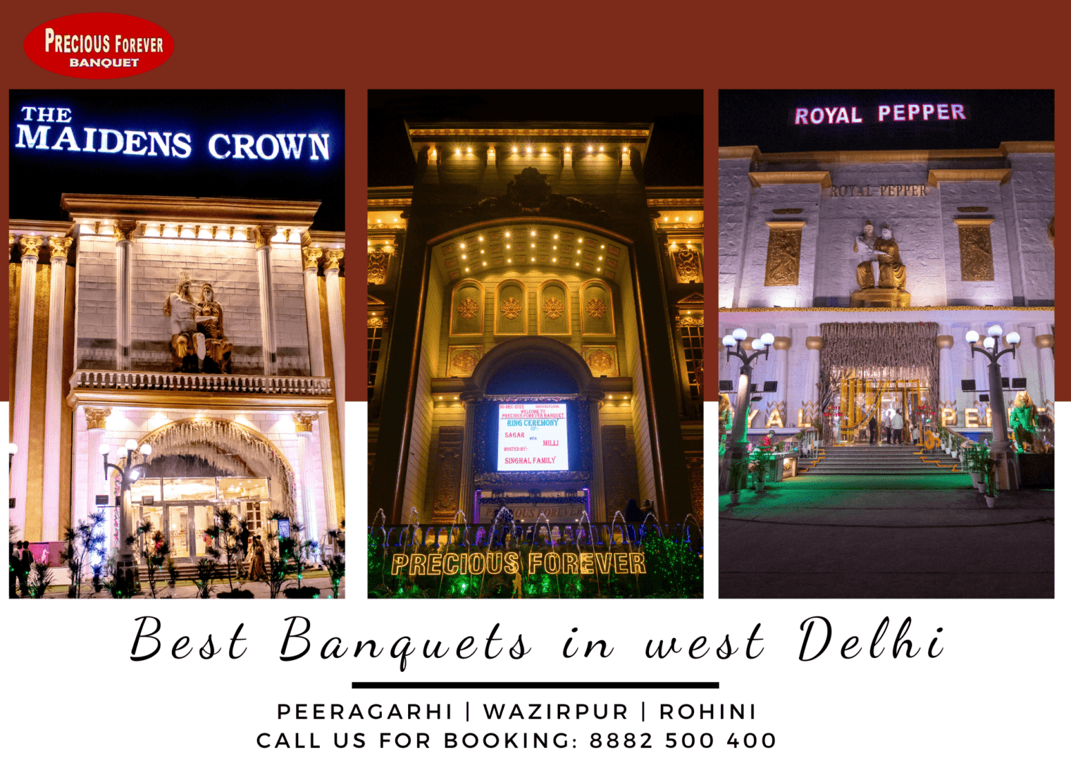 Top banquet halls in West Delhi — guide with prices and reviews