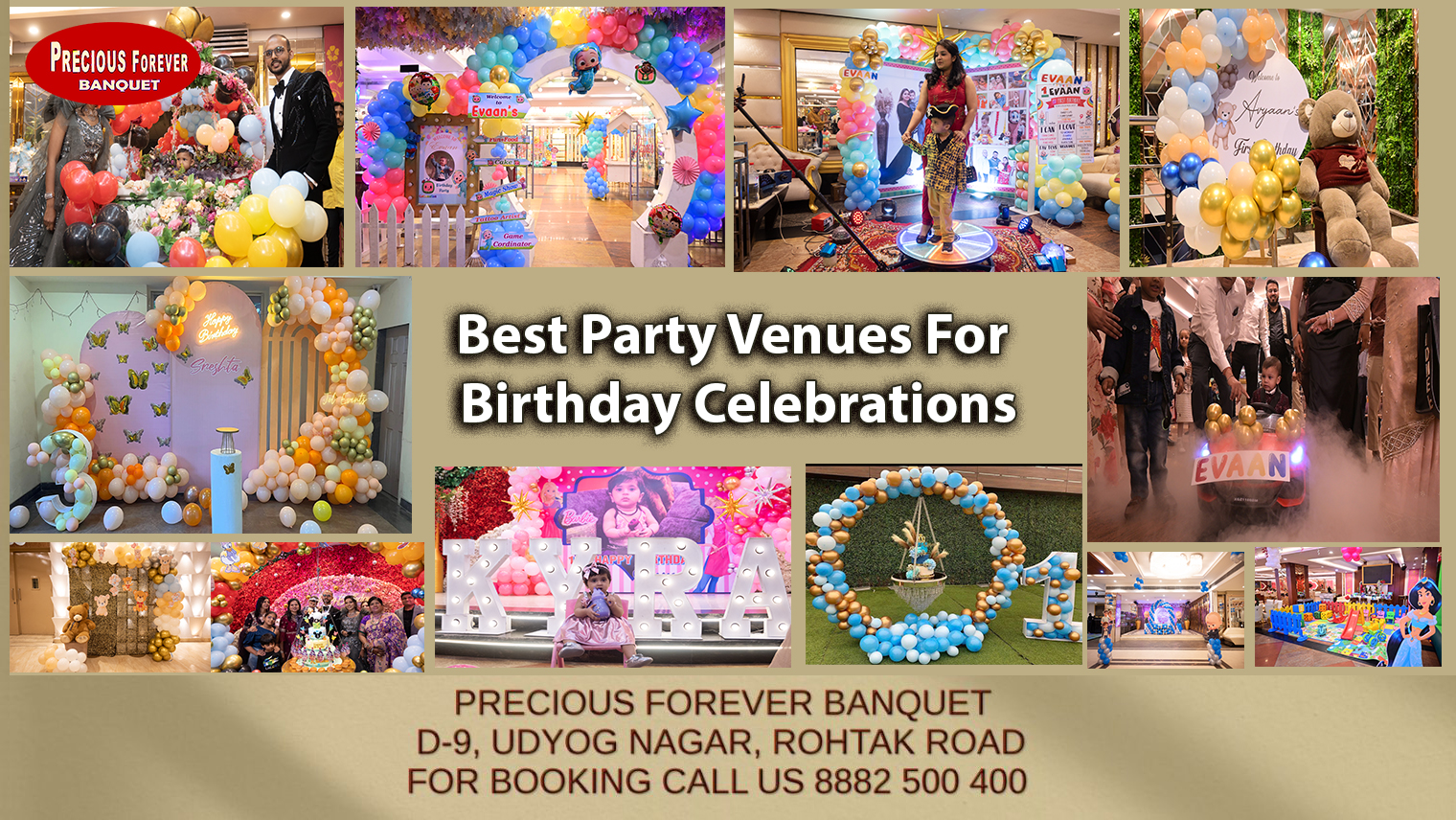 party venues for birthday celebrations